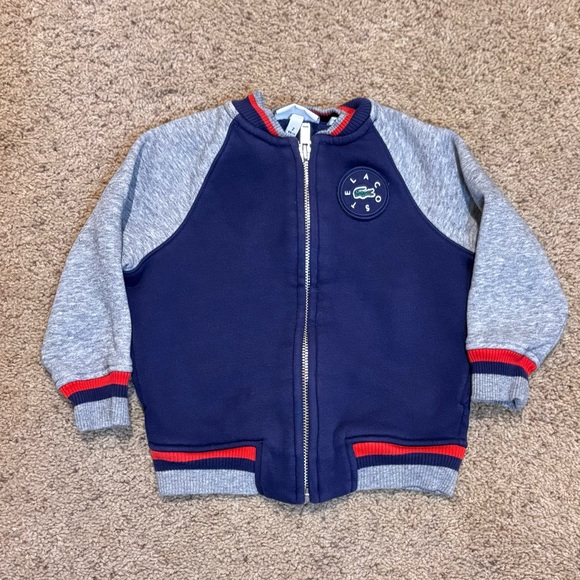 Lacoste Navy and Gray Kids Sweatshirt, size 2T. - Picture 1 of 3